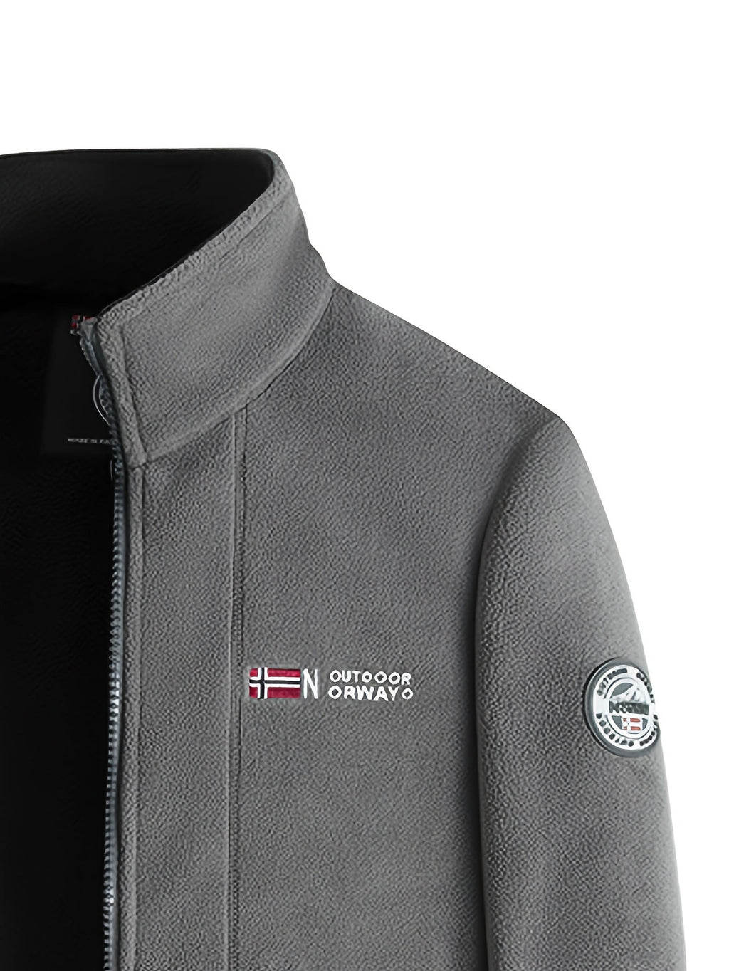 Felix Men's Outdoor Fleece Jacket – Gentle, Lightweight Warmth with a Protective Collar