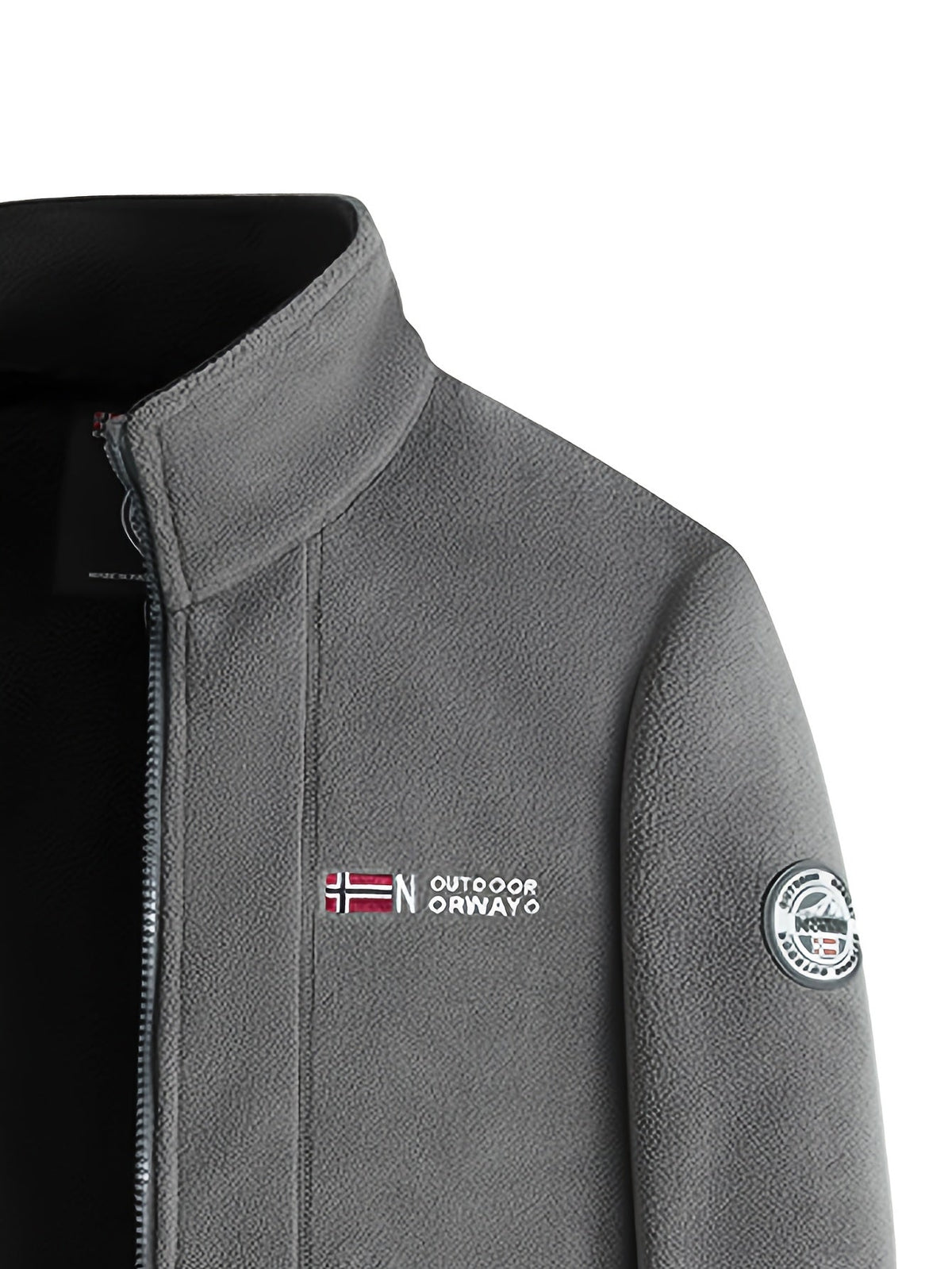 Felix Men's Outdoor Fleece Jacket – Gentle, Lightweight Warmth with a Protective Collar