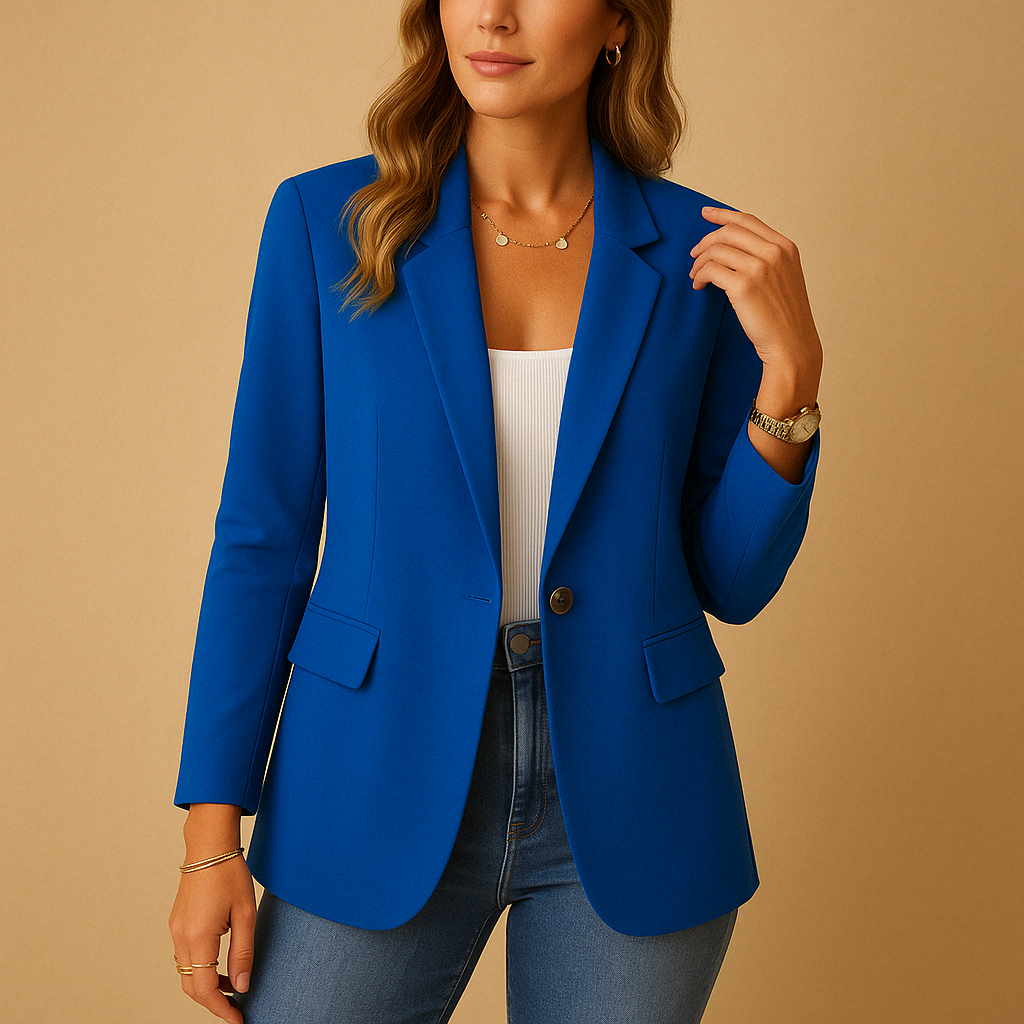 Kelly Women’s Tailored Blazer – Elegant Stretch Blazer with Structured Fit
