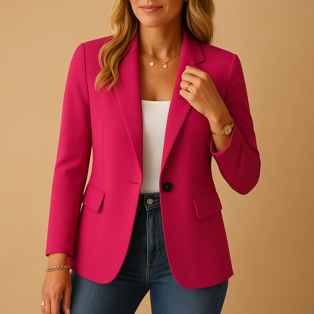 Kelly Women’s Tailored Blazer – Elegant Stretch Blazer with Structured Fit