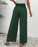 Henriette Women’s High-Waist Wide Leg Trousers – Elegant Comfortable Flared Pants