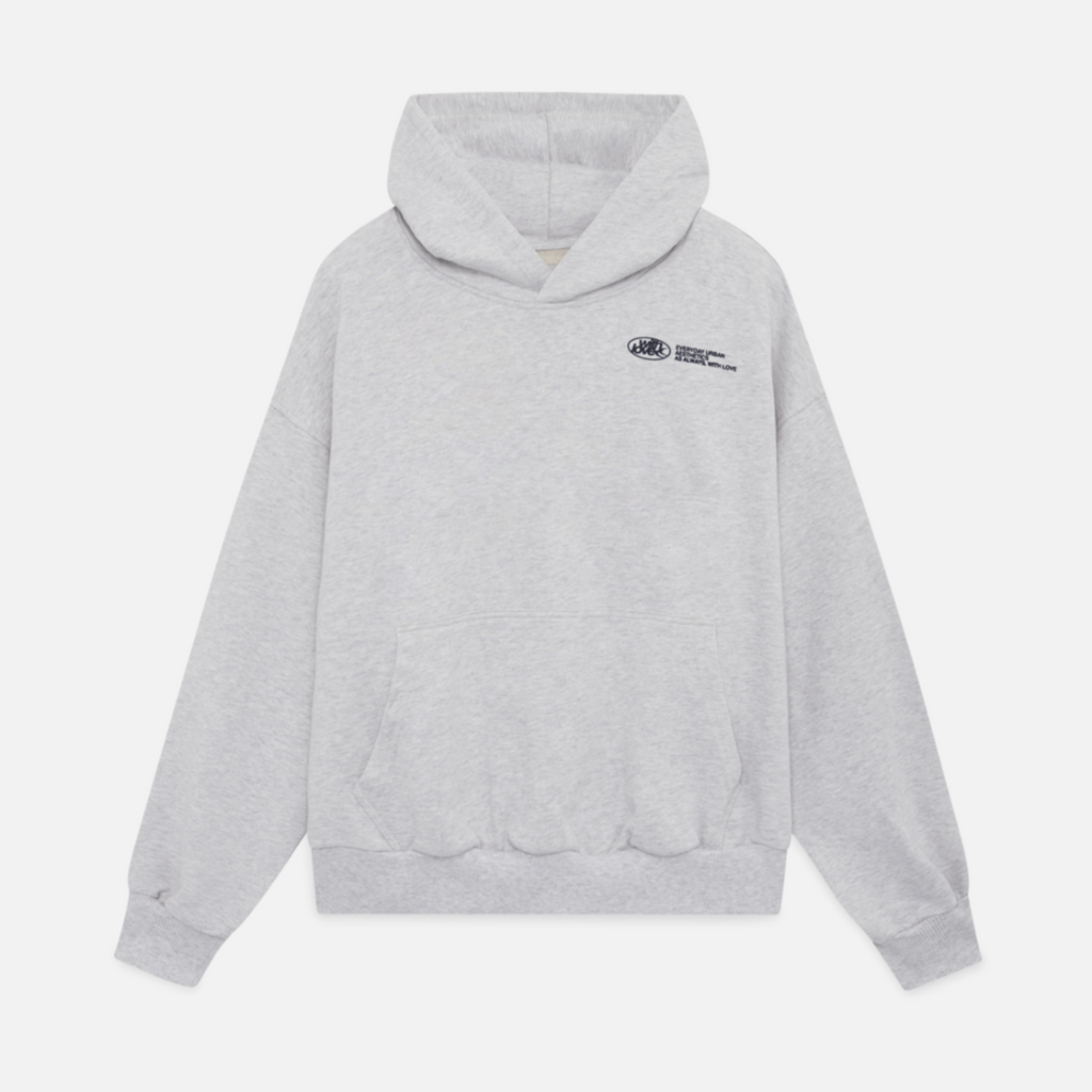 Kenna Women’s Cotton Hoodie – Minimalist Grey Pullover with Kangaroo Pocket