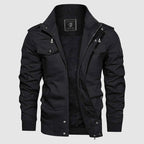 Dean Bomber Jacket for Men – Cozy Pilot-Style Jacket with Fleece Lining & Mandarin Collar