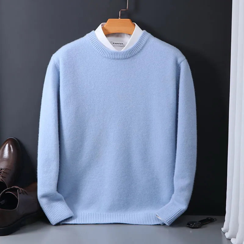 Fenris Men's Premium Cashmere Sweater – Soft Knit Pullover with Classic Regular Fit & Timeless Style