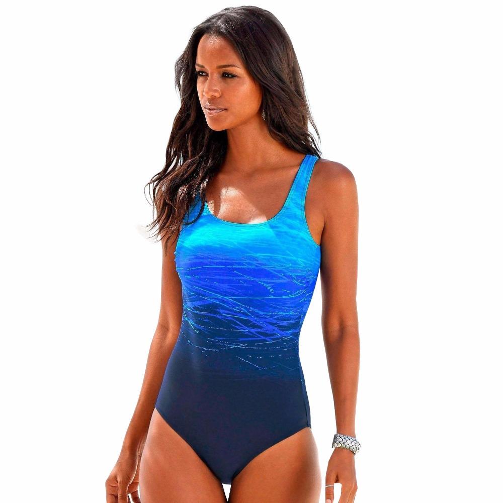 Giada Women's Sport Swimsuit – Plunging V-Neck One-Piece with Open Back
