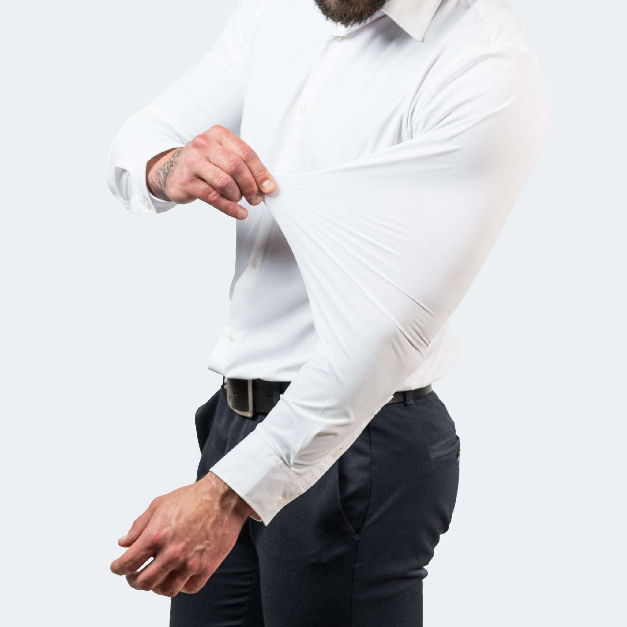 Matteo Men's Wrinkle-Free Shirt – Stretch Button-Up Shirt for Business & Casual Wear