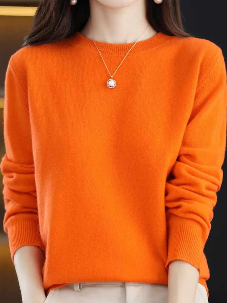 Litzy Women’s Knit Jumper – Soft Elegant Pullover with Modern Slim Fit Design