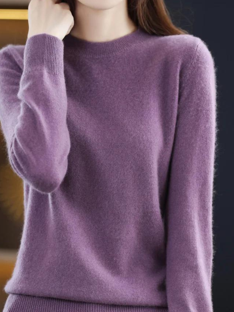 Litzy Women’s Knit Jumper – Soft Elegant Pullover with Modern Slim Fit Design