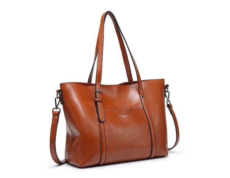 Sheila Women's Tote Bag – Large Leather Work Bag, Sophisticated and Functional
