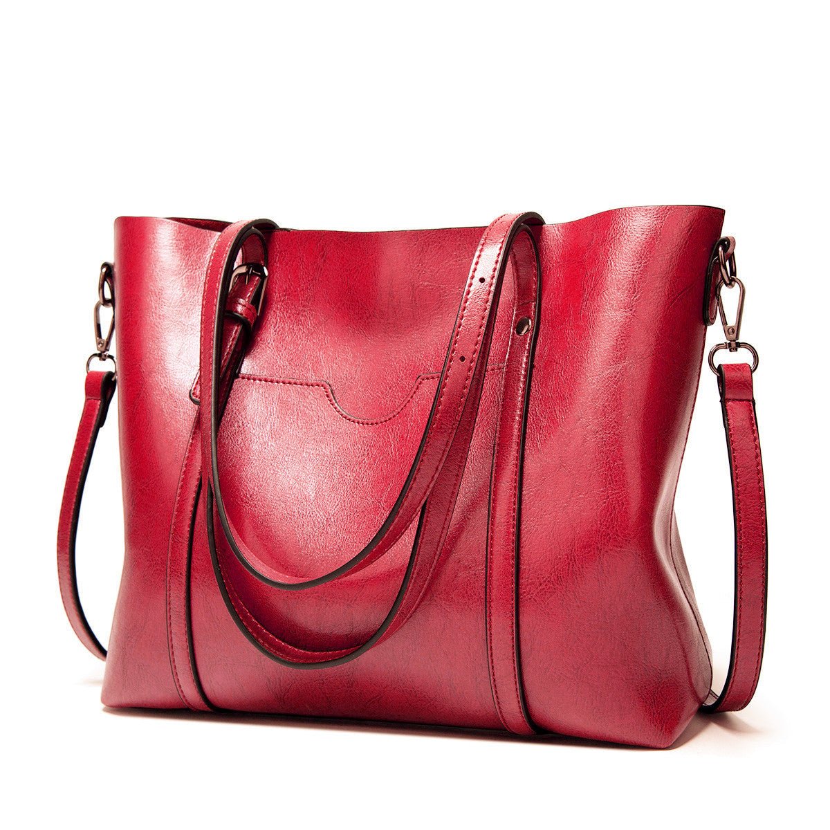 Aveline Women's Leather Work Tote Bag – Large Elegant Office Handbag