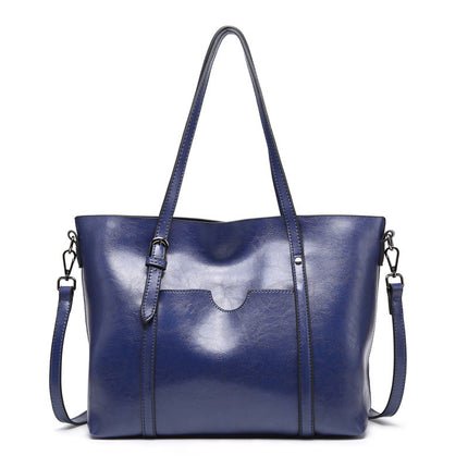 Aveline Women's Leather Work Tote Bag – Large Elegant Office Handbag