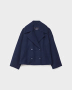 Isabella Women's Jacket – Short Wrap-Style Wool Coat, Refined & Cozy for Winter