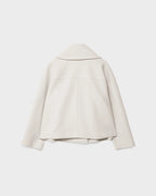 Isabella Women's Jacket – Short Wrap-Style Wool Coat, Refined & Cozy for Winter