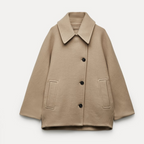 Isabella Women's Coat – Refined, Cozy Oversized Wool Coat for Winter