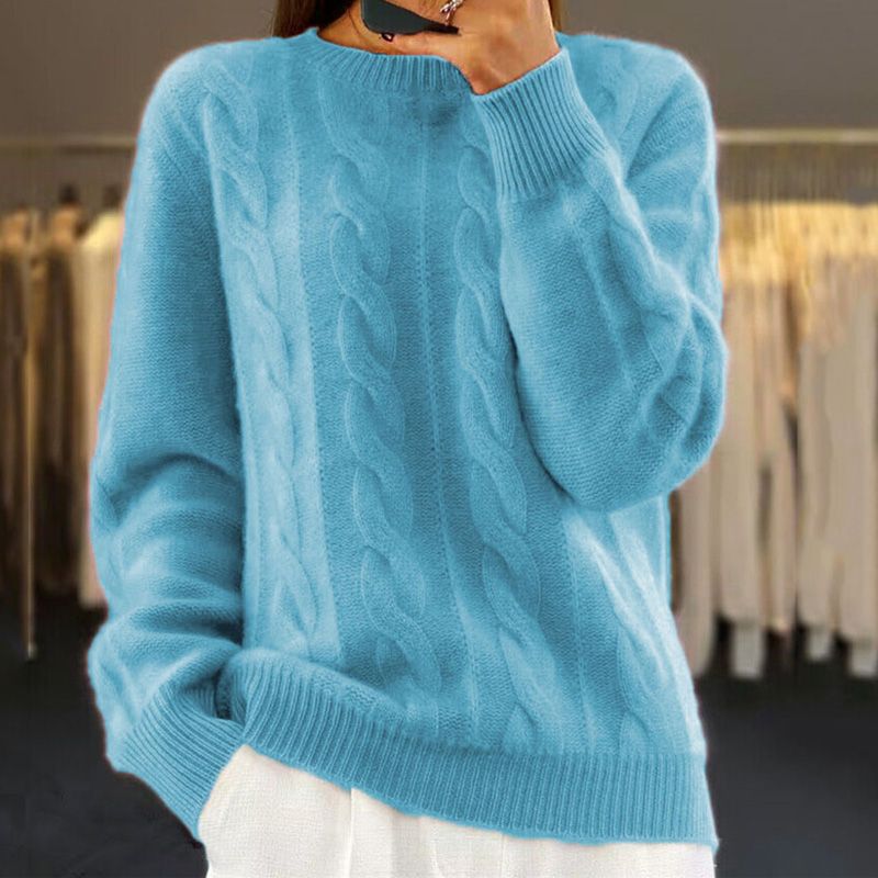Viviana Women's Premium Wool Blend Sweater – Soft Elegant Knit Pullover  Category: Wom