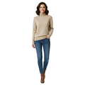 Briar Women's Cashmere Turtleneck Sweater – Soft Knit Pullover with Elegant Slim Fit