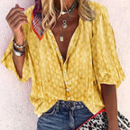 Colette Women's Summer Blouse – Lightweight Breathable Shirt with Elegant Relaxed Fit