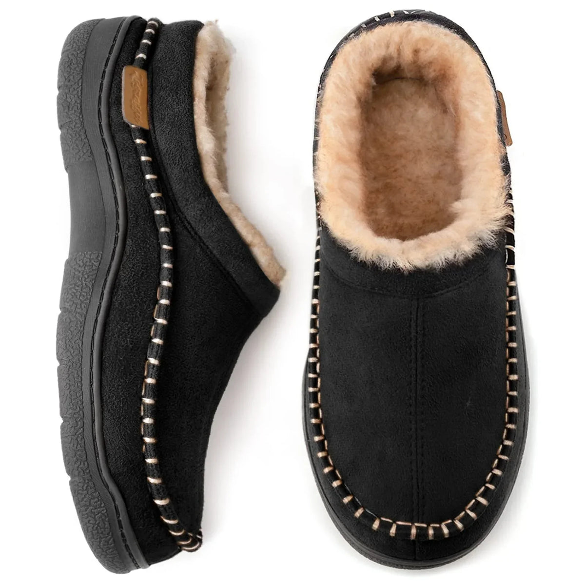Owen Men's Slippers – Insulating Lined House Shoes with Non-Slip Sole & Superior Comfort