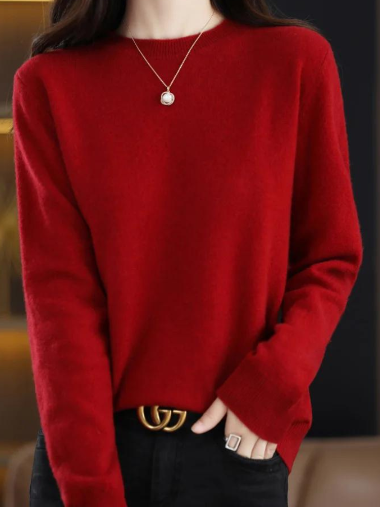 Litzy Women’s Knit Jumper – Soft Elegant Pullover with Modern Slim Fit Design