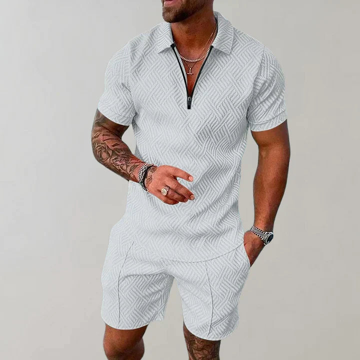 Breccan Men's Summer Linen Set – Breathable Cotton Linen Outfit with Relaxed Fit & Lightweight Comfort