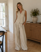 Freya Women’s Linen Set – Effortless Summer Elegance and Comfort