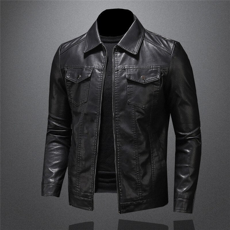 Chloe Men's Premium Leather Jacket – Timeless Style, Built to Last & Refined